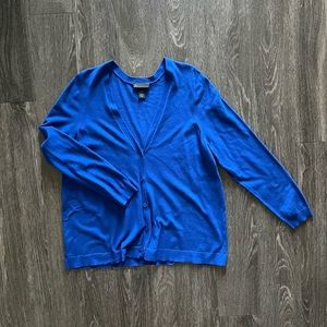 Lane Bryant Royal Blue Cardigan